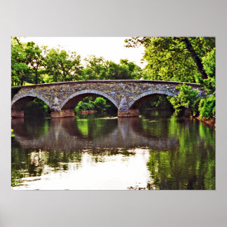 Poster Burnside Bridge Antietam