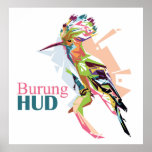 Poster Burung HUD Pop art<br><div class="desc">Retrato de Pop de HUD Burung</div>