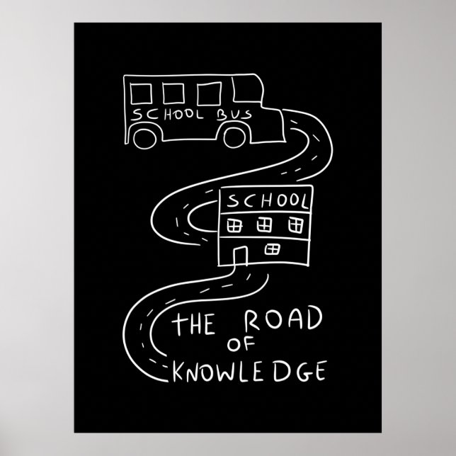 Poster Bus Driver the Road of Knowledge (Frente)