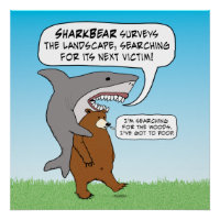 Busca Engraçada de Tubarão e Urso