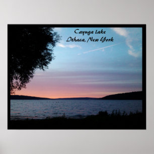 POSTER BUSCA NO LAGO CAYUGA