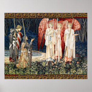 Poster Busca pelo Santo Graal, Visão dos Anjos para Perc