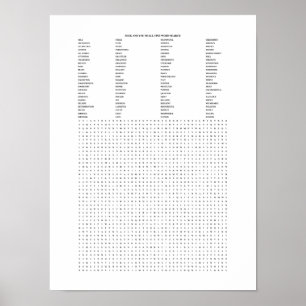 Poster Busca positiva da palavra das afirmações