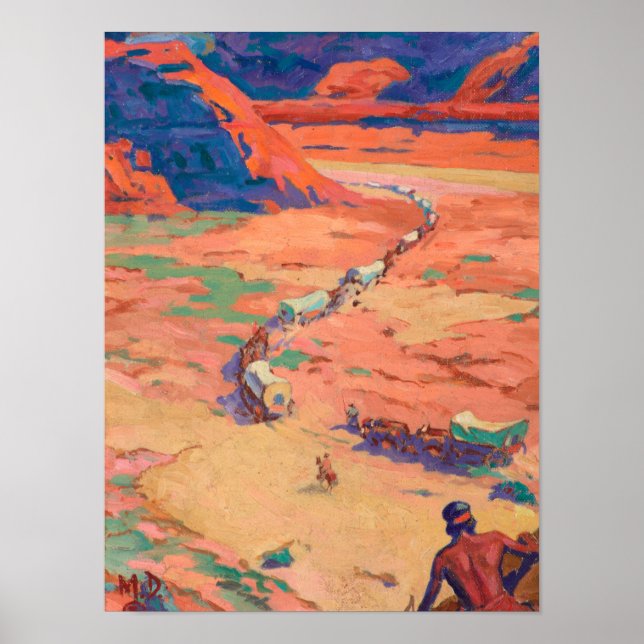 Poster Buscando os intrusos por Maynard Dixon (Frente)