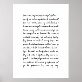 Poster Business Mindset Office Mantra