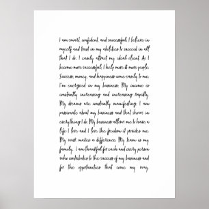 Poster Business Mindset Office Mantra