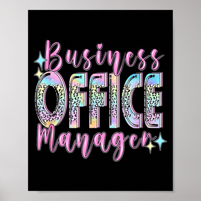 Poster Business Office Manager Funny Front Teamwork Regio (Frente)