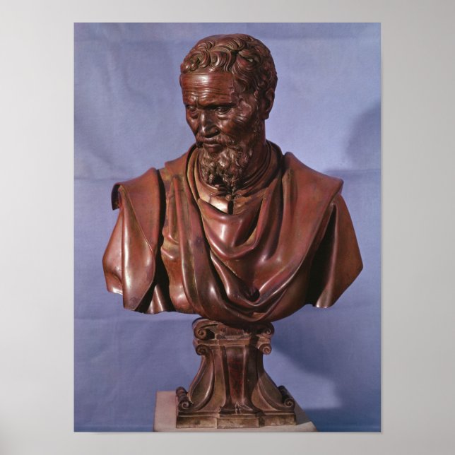 Poster Bust of Michelangelo Buonarroti (Frente)