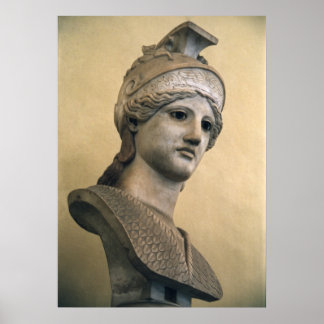 Poster Busto da Deusa Athena