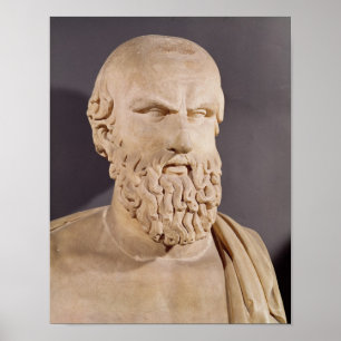 Poster Busto de Aeschylus