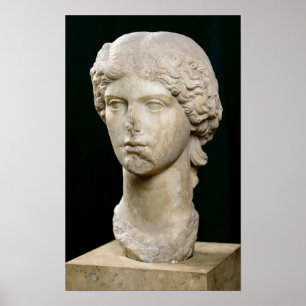 Poster Busto de Agrippina o ANÚNCIO da pessoa idosa