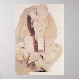 Pôster Busto de Amenophis IV do templo de Amun