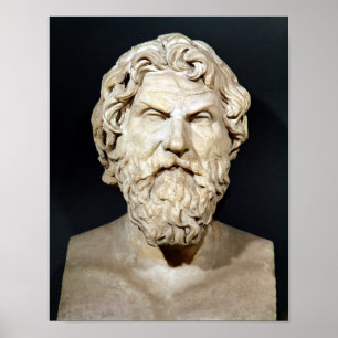 Poster Busto de Antisthenes