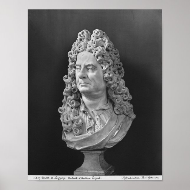 Pôster Busto de Antoine Coypel (Frente)