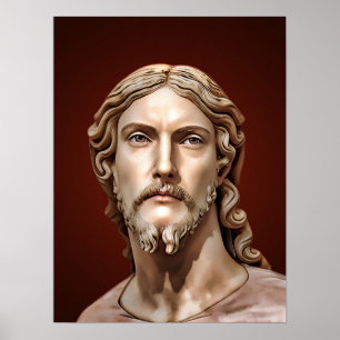 Poster BUSTO DE CRISTO O SALVADOR por MICHELANGELO 2026
