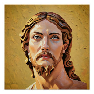 Pôster BUSTO DE CRISTO O SALVADOR por MICHELANGELO 2026_