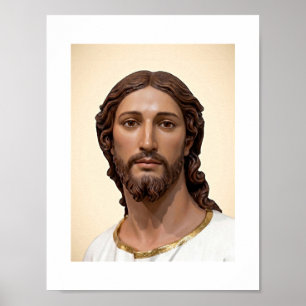 Poster BUSTO DE CRISTO O SALVADOR por MICHELANGELO 2026