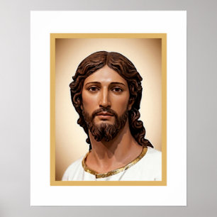 Poster BUSTO DE CRISTO O SALVADOR por MICHELANGELO 2026