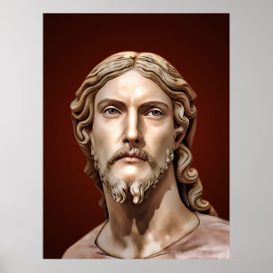 Poster BUSTO DE CRISTO O SALVADOR por MICHELANGELO 2026