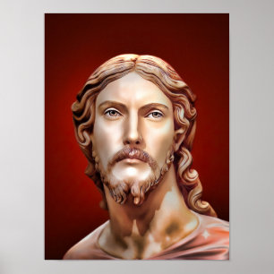 Poster BUSTO DE CRISTO O SALVADOR por MICHELANGELO 2026__