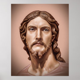 Poster BUSTO DE CRISTO O SALVADOR por MICHELANGELO 2026__