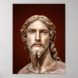 Poster BUSTO DE CRISTO O SALVADOR por MICHELANGELO 2026__