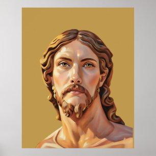 Poster BUSTO DE CRISTO O SALVADOR por MICHELANGELO 2026