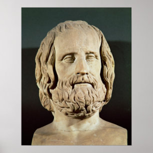 Pôster Busto de Euripides