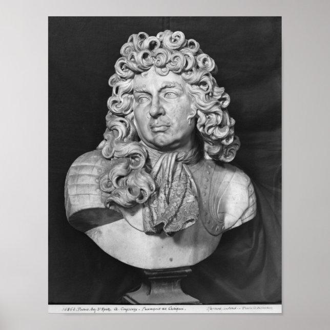 Pôster Busto de Francois de Crequy, c.1690 (Frente)