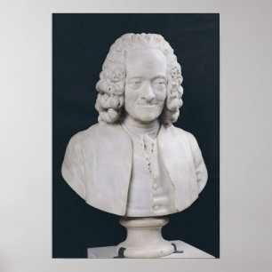 Poster Busto de Francois Marie Arouet de Voltaire 1778