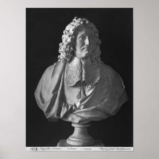 Pôster Busto de Jean-Baptiste Colbert de Torcy (Frente)