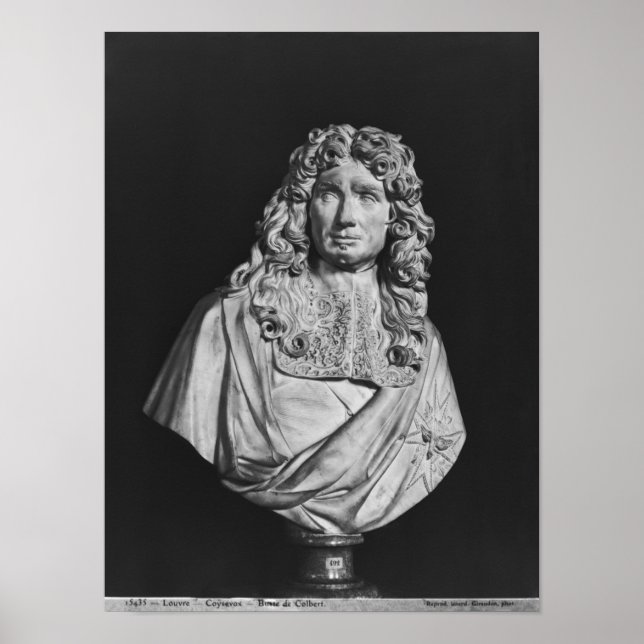 Poster Busto de Jean-Baptiste Colbert de Torcy (Frente)