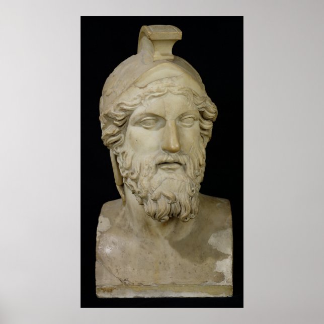 Poster Busto de Miltiades 480-336 BC (Frente)