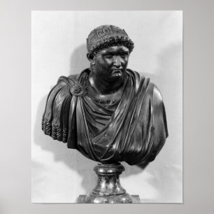 Poster Busto de Nero, cópia de um original