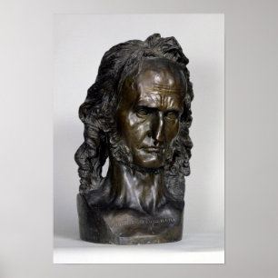 Pôster Busto de Nicolo Paganini 1830