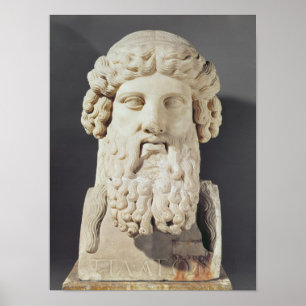Pôster Busto de Plato