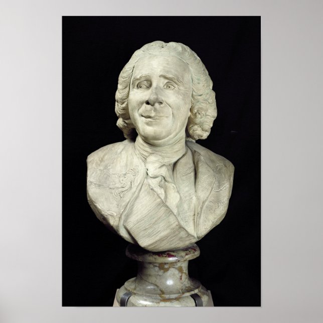 Pôster Busto de Rene Antoine Ferchault de Reaumur 1751 (Frente)