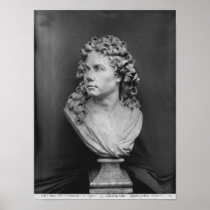 Poster Busto de Robert de Cotte, 1707