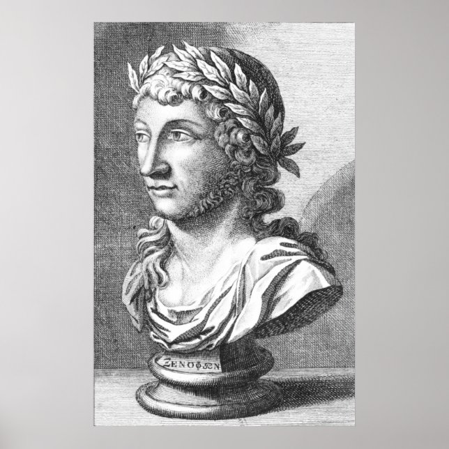 Pôster Busto de Xenofanos (Frente)
