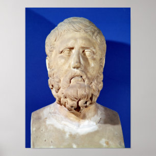 Pôster Busto de Zeno de Citium