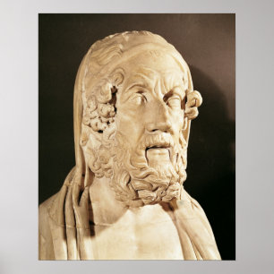 Poster Busto do local, período Hellenistic