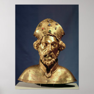 Pôster Busto do relicário de St John Cassian