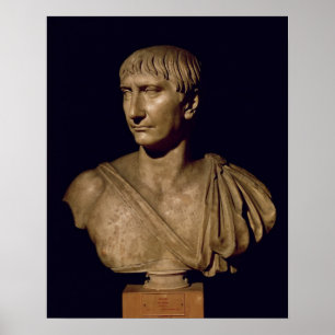 Pôster Busto do retrato do imperador Trajan