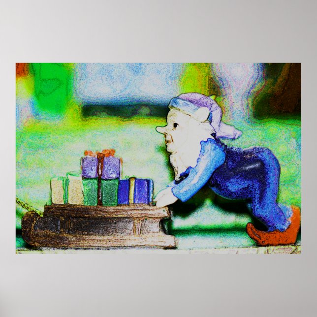 Pôster Busy Elf by Shirley Taylor (Frente)