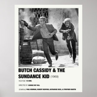 Poster Butch Cassidy e o Suplente Sundance 1969