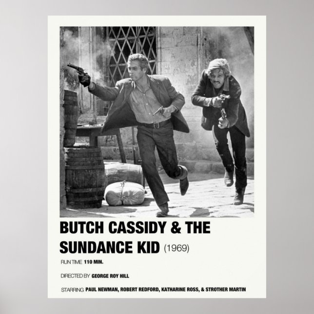 Poster Butch Cassidy e o Suplente Sundance 1969 (Frente)