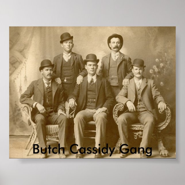 Pôster Butch Cassidy Gang (Frente)