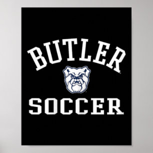 Poster Butler Bulldogs Arquear Sobre Futebol - Butler