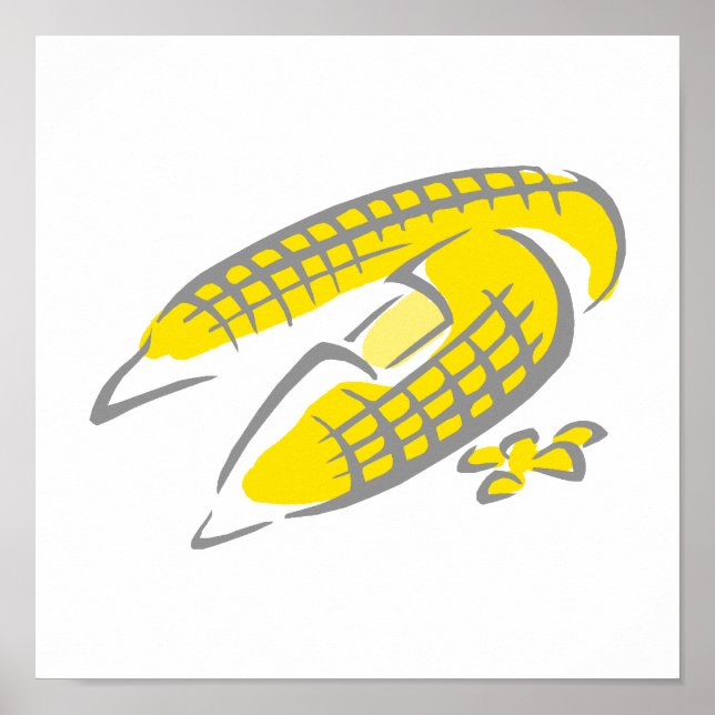 Pôster Buttered Corn on the Cob (Frente)