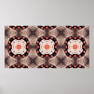 Poster Butterfly, Beautiful seamless pattern made from bu